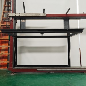 Gas spring mechanism window