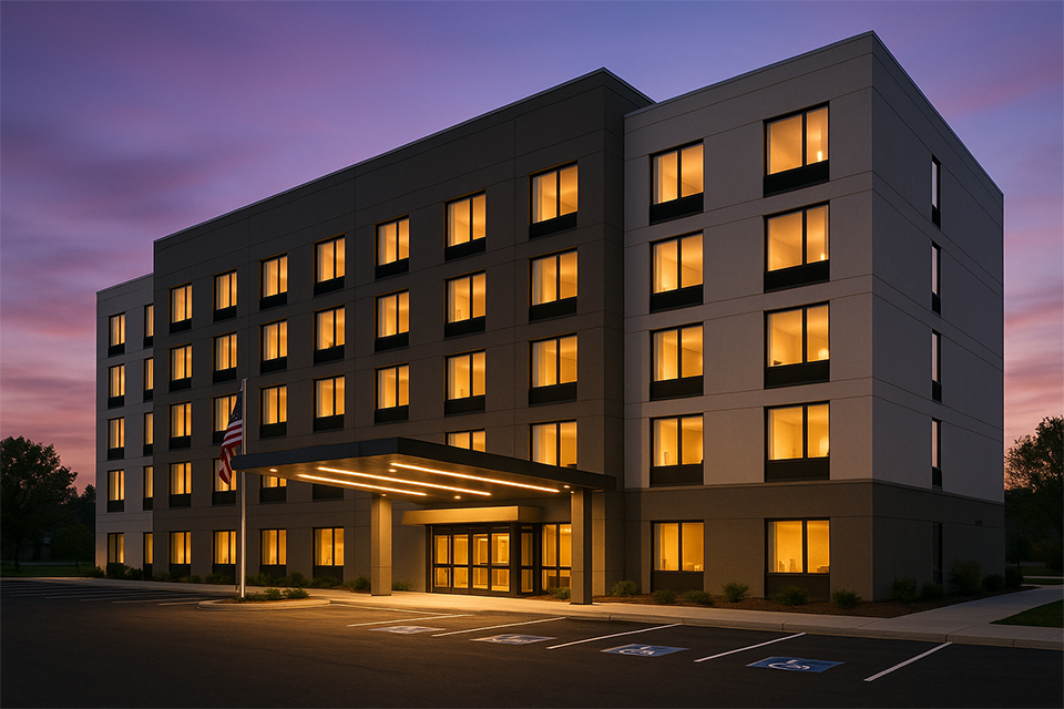 Residence Inn windows