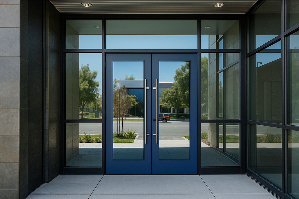 commercial door and storefront system