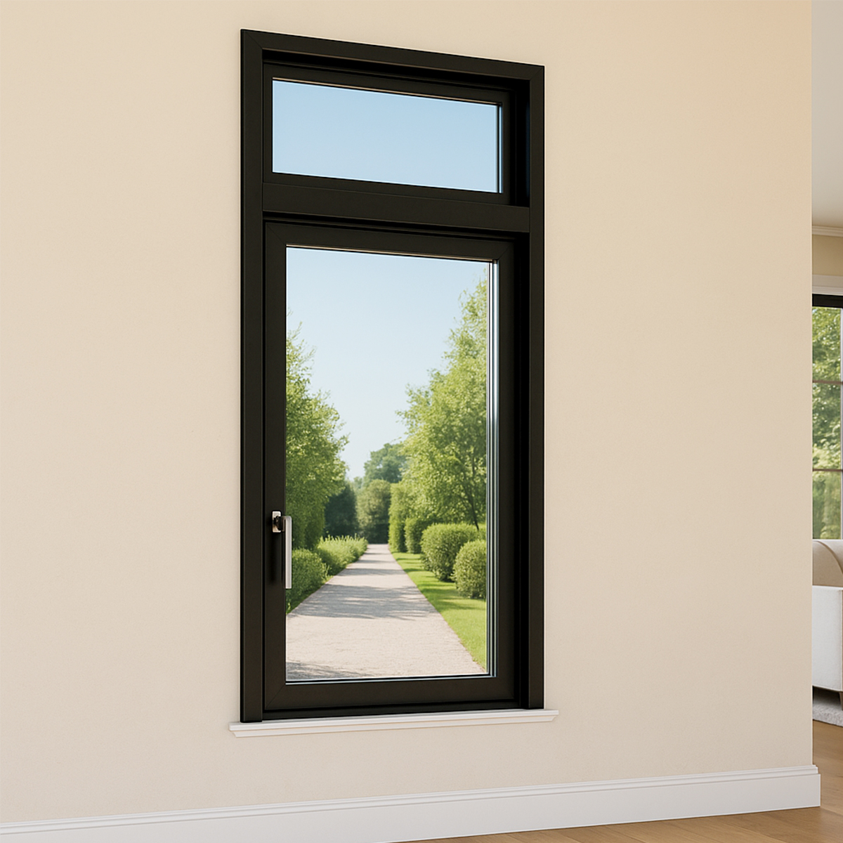 exterior casement window